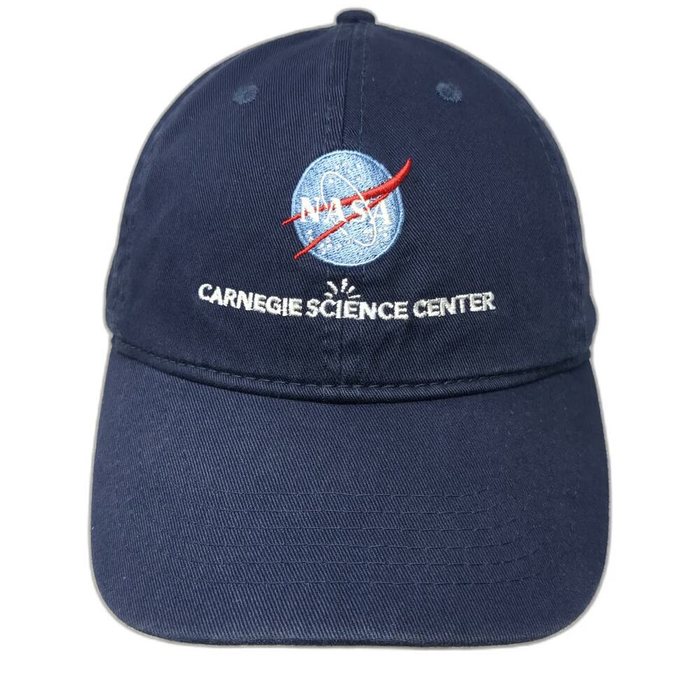 Ace USA Baseball Cap Blue One Size NASA Carnegie Science Center Cotton Logo hat